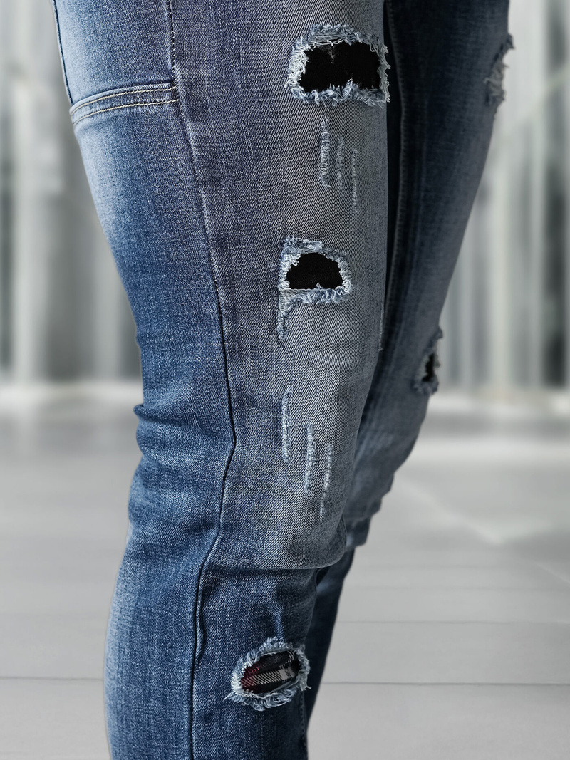 Pánske Rifle modré OZONEE NB/MP0050BZ