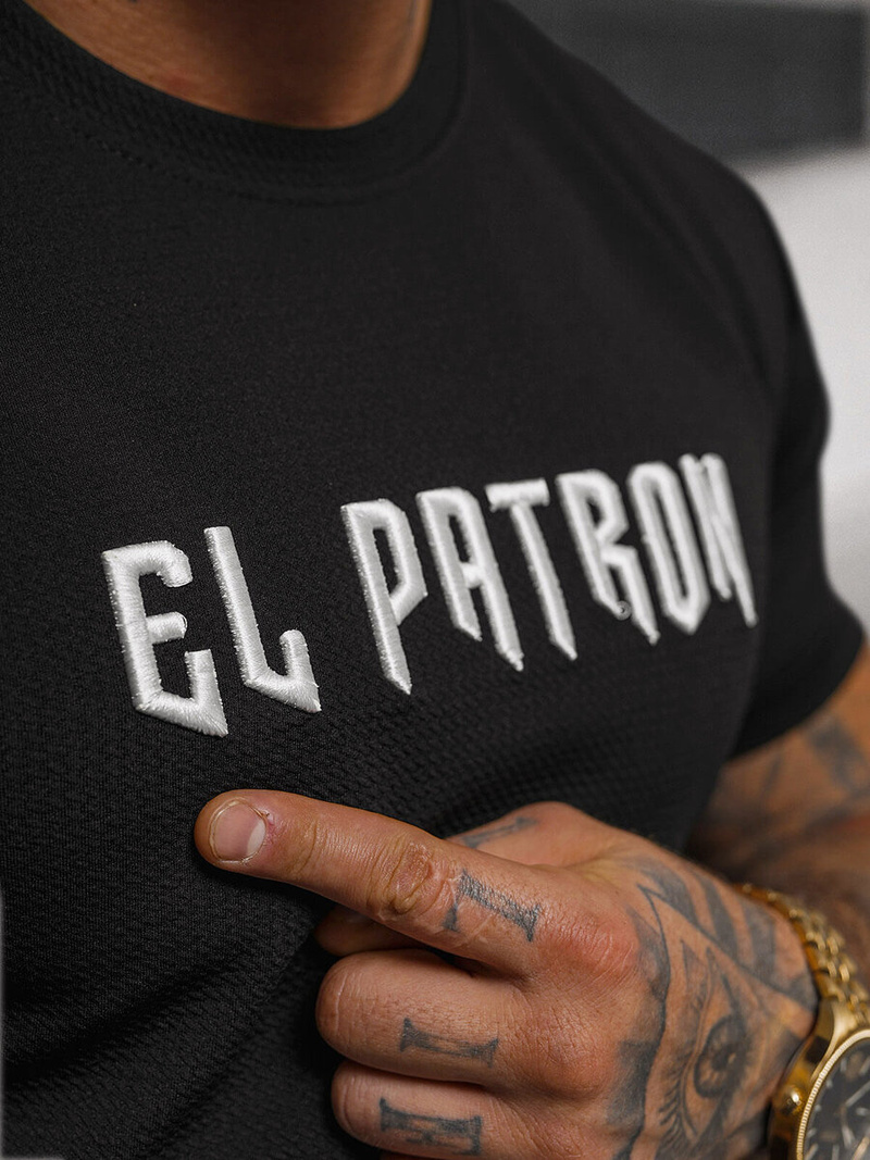 Pánske Tričko Čierne OZONEE O/T7283