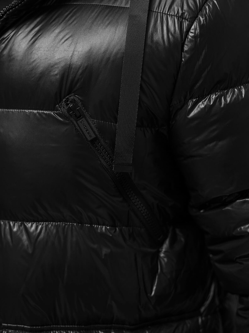 Pánska bunda čierna OZONEE O/M3205Z