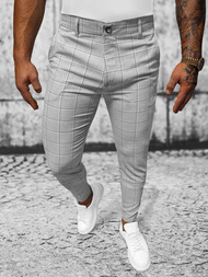 Pánske chino nohavice sivé OZONEE O/3000