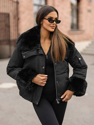 Dámska Zimná Bunda Čierna OZONEE O/H833