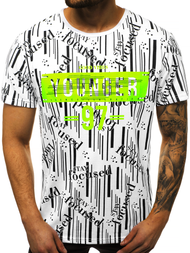 Pánske Tričko Biele OZONEE JS/KS1993