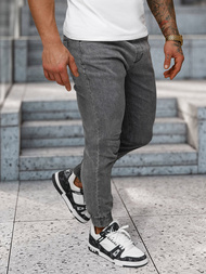 Pánske Jogger Nohavice Sivé OZONEE NB/MP0272GC