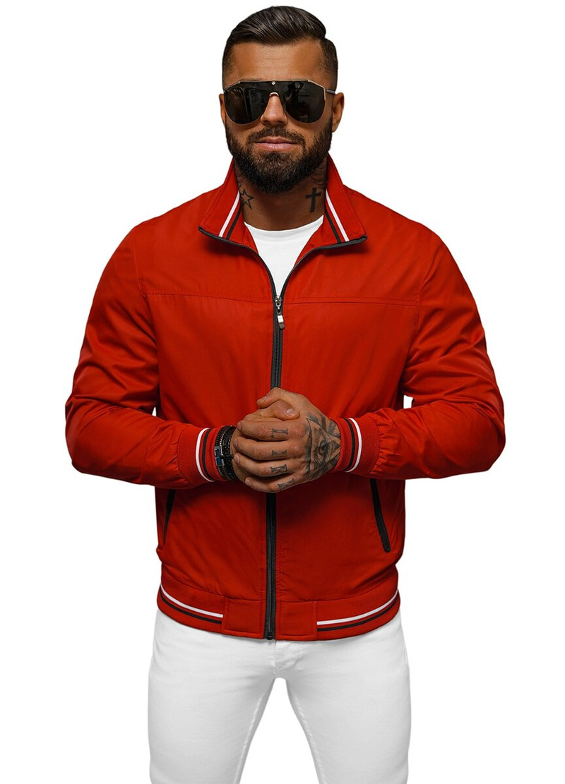 Pánska Bunda Červená OZONEE JS/5M3110/270Z