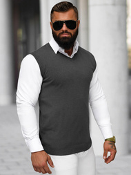 Pánsky Sveter Grafitové OZONEE NB/MM6005/3Z