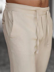 Pánske chino nohavice béžové OZONEE DJ/5539Z