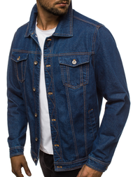 Pánska Riflová bunda Modrá OZONEE JB/JP1110