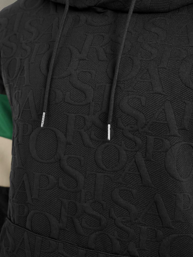 Pánska Mikina Čierna OZONEE JS/3B578