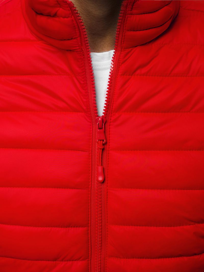 Pánska Bunda Červená OZONEE JS/LY33