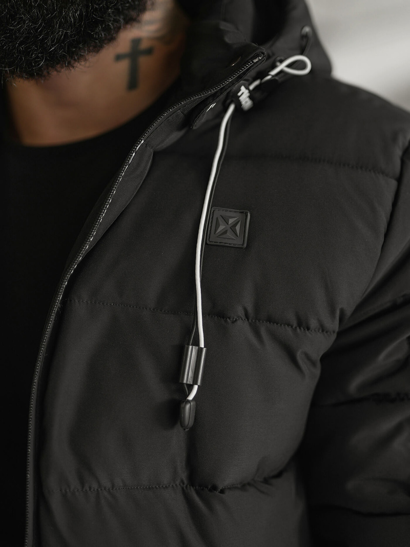 Pánska Bunda Čierna OZONEE JS/57M7502/392Z