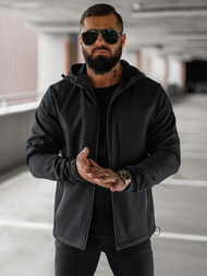 Pánska softshellová bunda čierné OZONEE JS/27B6523/3Z