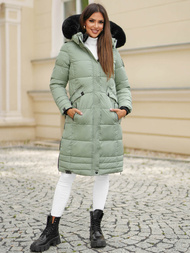 Dámska bunda mentolová OZONEE O/W377Z