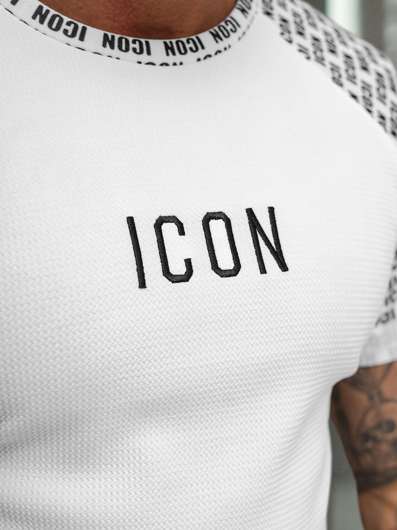 Pánske Tričko Biele OZONEE O/B1212