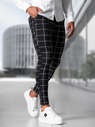 Pánske Chino Nohavice Čierne OZONEE O/P4009Z