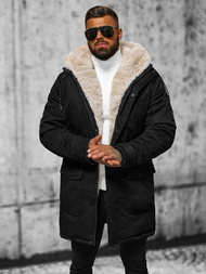 Pánska Zimná Bunda Čierna OZONEE JS/5M120/392