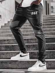 Pánske jogger rifle Čierne OZONEE JS/KK1103