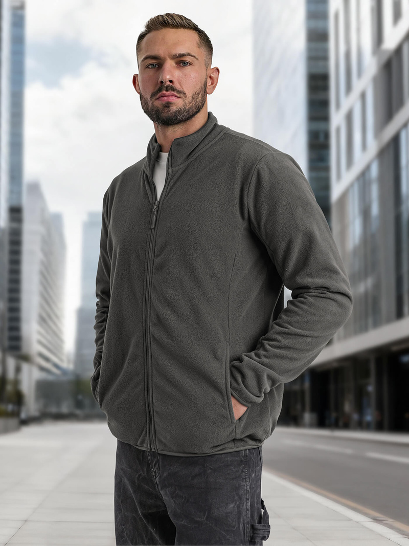 Pánska Mikina Grafitová OZONEE JS/HH016/5