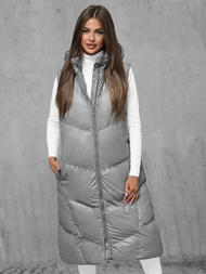 Dámska Vesta Sivé OZONEE JS/5M3183/105