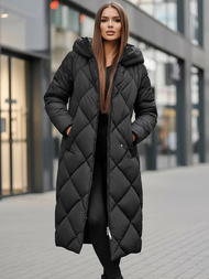 Dámska bunda čierna OZONEE JS/5M3173/392Z