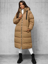 Dámska bunda camelová OZONEE JS/5M3163/84Z