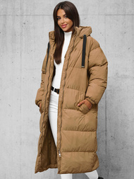 Dámska bunda camelová OZONEE JS/5M3163/84Z