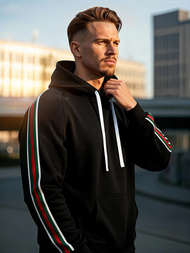 Pánska Mikina Čierna OZONEE JS/8B1731/3