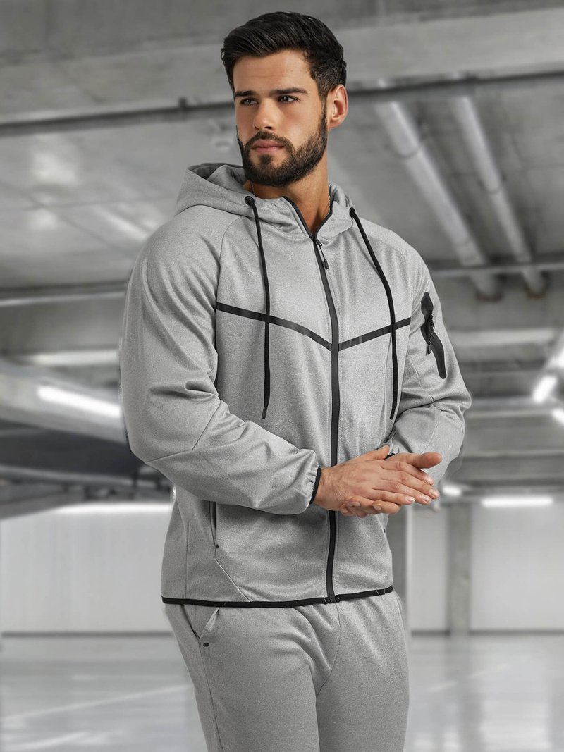 Pánska Tepláková Súprava Šedá OZONEE JS/8C1966/2