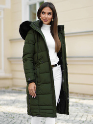 Dámska bunda khaki OZONEE O/W377Z