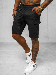Pánske Chino Kraťasy Čierne OZONEE NB/MP0188N