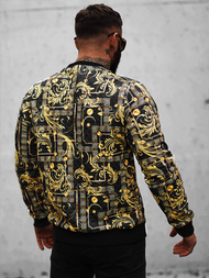 Pánska Mikina Čierna OZONEE O/D7147