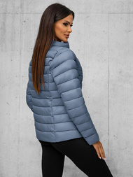 Dámska bunda oceľový OZONEE JS/11Z8170Z