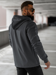 Pánska softshellová bunda grafitová OZONEE JS/27B6529/5Z