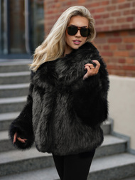 Dámska bunda čierna OZONEE JS/61M8515/392