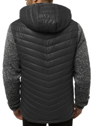 Pánska Bunda grafitová OZONEE JS/KS2001K