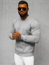 Pánska Mikina Sivá OZONEE JS/2001-10Z