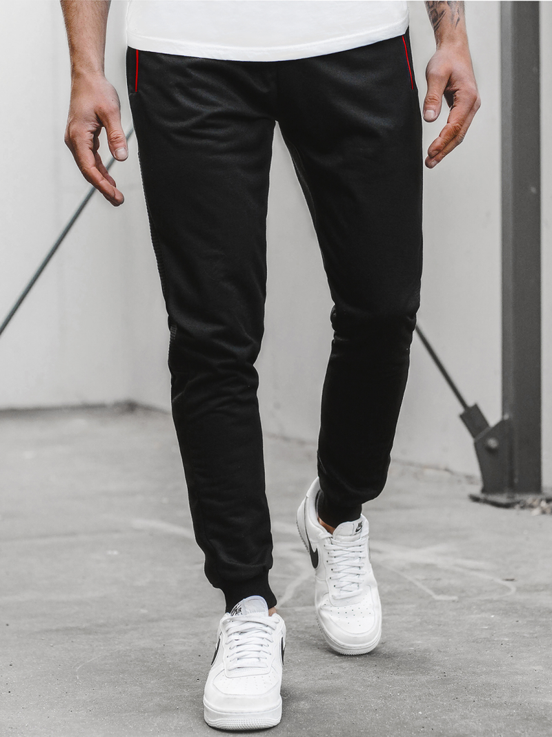 Pánske tepláky Čierne OZONEE JS/YLB88016Z