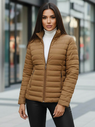 Dámska Bunda Tmavo-Béžové OZONEE JS/16M9109/84Z