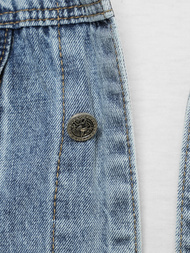 Pánska Riflová Bunda Svetlo Modrá OZONEE NB/MJ505BC