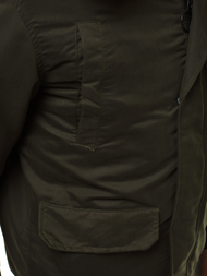 Pánska Bunda Tmavo-Zelená OZONEE JS/2019005