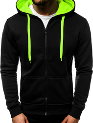 Pánska Mikina Čierno-Celadon OZONEE JS/2013