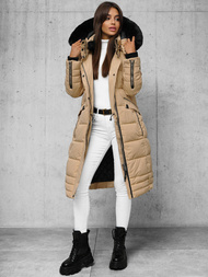 Dámska bunda béžová OZONEE O/W377