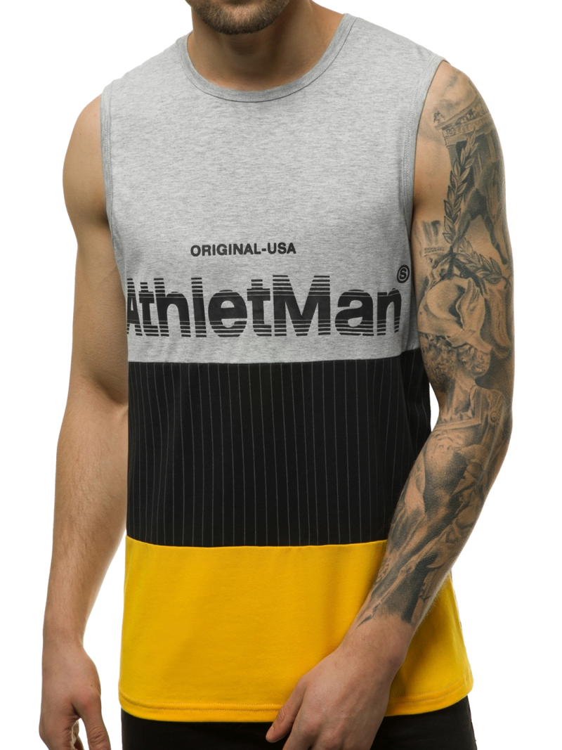 Pánske tielko Sivé OZONEE JS/SS11065