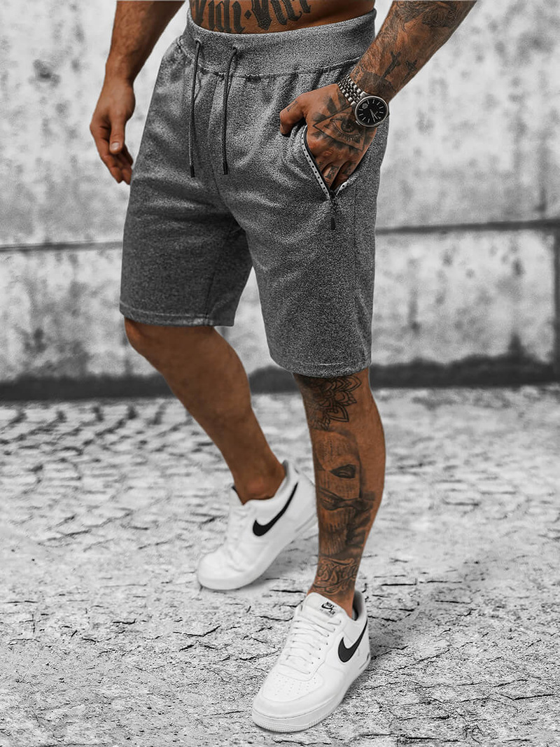 Pánske kraťasy grafitové OZONEE JS/8K297