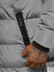 Pánska Bunda Sivá OZONEE O/M799