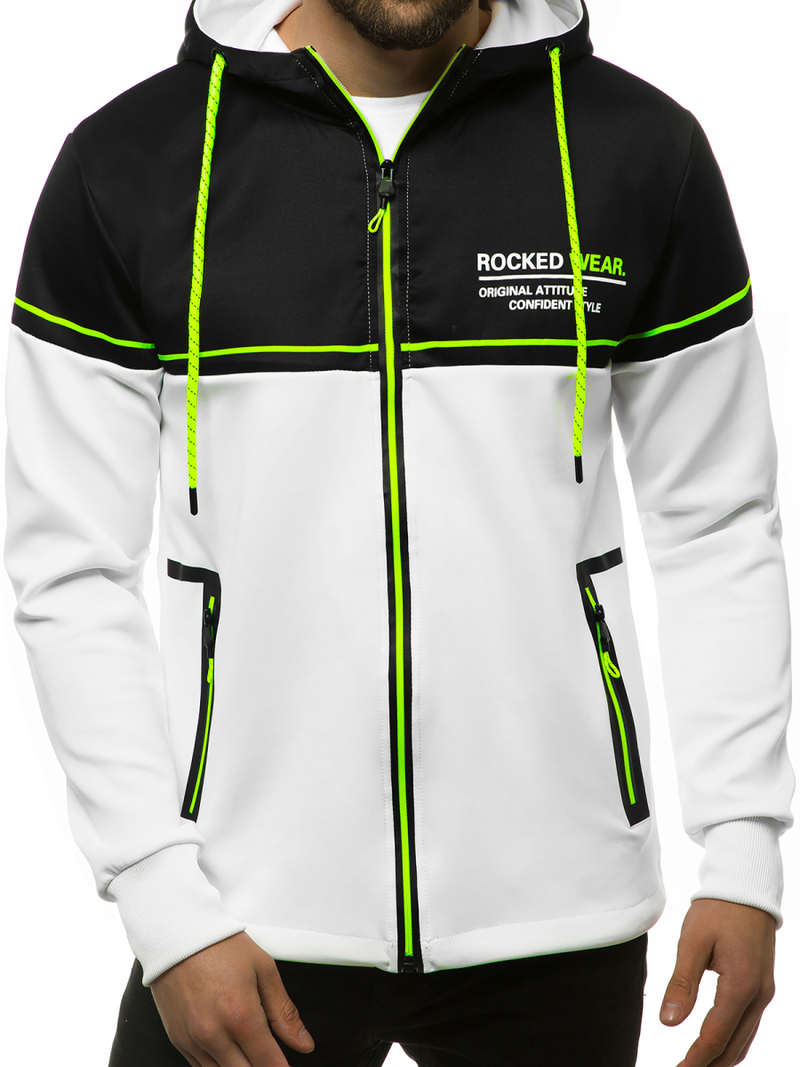 Pánska Mikina Biela OZONEE JS/DD20122