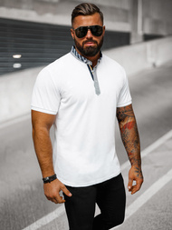 Pánska Polokošeľa Bielé OZONEE O/DA803