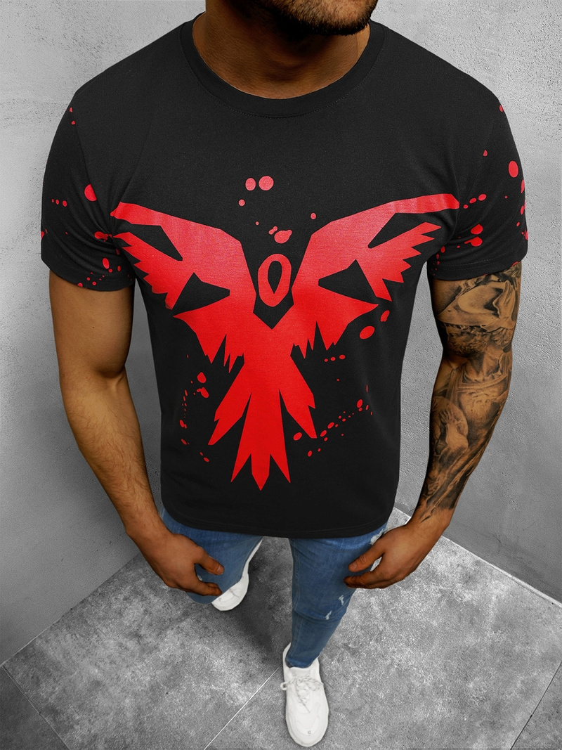 Pánske Tričko Čierne OZONEE O/1301