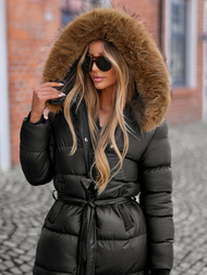 Dámska bunda čierna OZONEE JS/5M3298/392Z