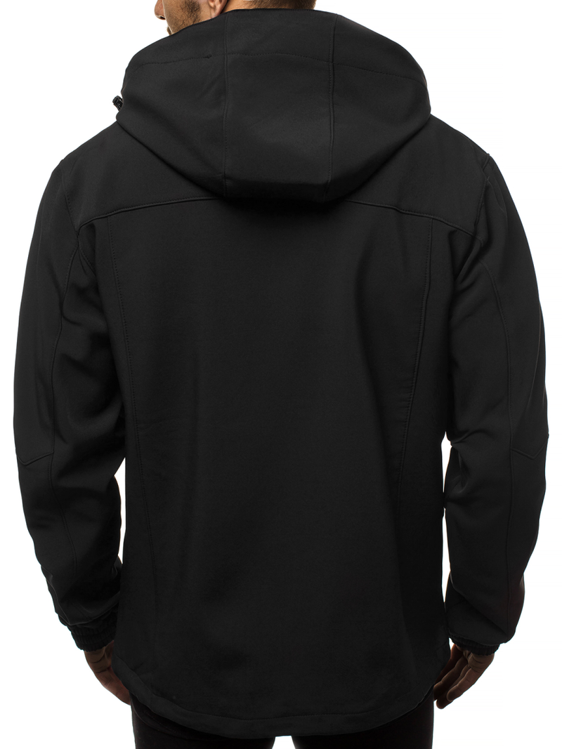 Pánska Bunda Softshell čiernožltá OZONEE GE/12269