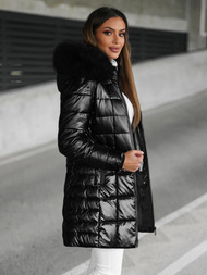 Dámska Bunda Čierna OZONEE JS/16M9120/392Z